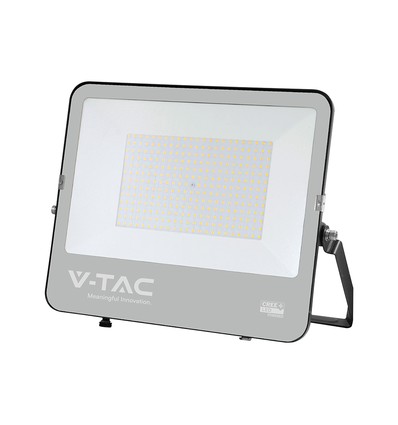 Projecteur LED 200W - 185lm/W, puce Cree, boîtier noir, garantie 6 ans