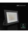 Projecteur LED Slim 30W V-Tac - Boîtier noir, 4000K