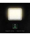 V-Tac Projecteur LED Solaire avec Détecteur PIR - 150lm/W, IP65, 6000K