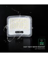 V-Tac Projecteur LED solaire 12W - IP65, noir, 3-en-1