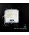 Projecteur LED 20W avec panneau solaire - IP65, noir, 3-en-1, extérieur