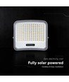 V-Tac Projecteur LED 25W avec panneau solaire - IP65, noir