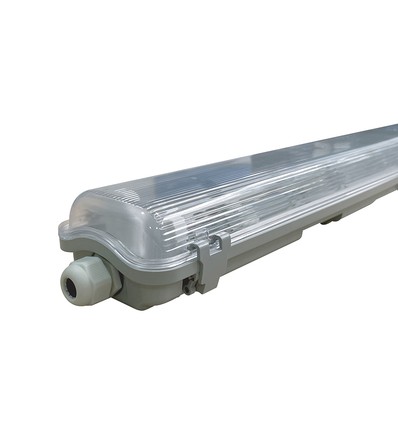 V-Tac 120cm Boîtier étanche T8 pour 2 tubes LED 120cm, IP65