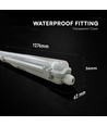 V-Tac Armature LED T8 150cm - Pour 1x Tube LED 150cm, Étanche IP65