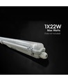 V-Tac Armature LED T8 150cm - Pour 1x Tube LED 150cm, Étanche IP65