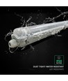 V-Tac Armature LED T8 150cm - Pour 1x Tube LED 150cm, Étanche IP65