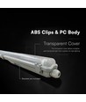 V-Tac Armature LED T8 150cm - Pour 1x Tube LED 150cm, Étanche IP65