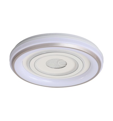 Plafonnier LED V-Tac 2x30W dimmable - Avec télécommande, CCT 3-en-1, blanc