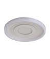 V-Tac 2x40W Plafonnier LED décoratif - Dimmable, 3-en-1, Télécommande, Blanc