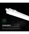 Armature LED étanche complet 150 cm 48 W - 120 lm/W, CCT