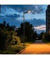 V-Tac 40W Lampadaire solaire LED - 9,6V, Batterie LiFePO4, CCT