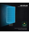 V-Tac 40W Lampadaire solaire LED - 9,6V, Batterie LiFePO4, CCT