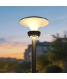 V-Tac 20W Lampe de jardin solaire LED Lotus - Batterie LiFePO4, 6000mAh, 3-en-1