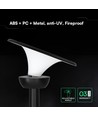 V-Tac 20W Lampe de jardin solaire LED Lotus - Batterie LiFePO4, 6000mAh, 3-en-1