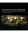 V-Tac 20W Lampe de jardin solaire LED Lotus - Batterie LiFePO4, 6000mAh, 3-en-1