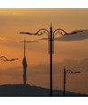 Lampadaire LED réglable 150W - 120lm/W, Puce Cree, 4000K, Garantie 6 ans