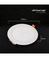 V-Tac 12W Panneau LED encastrable rond - CCT, puce Cree, 6 ans de garantie