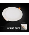 V-Tac 12W Panneau LED encastrable rond - CCT, puce Cree, 6 ans de garantie