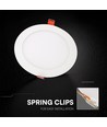 Panneau LED encastrable rond 18W - CCT 3-en-1, puce Cree, garantie 6 ans