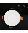 V-Tac 3W rond mini panneau LED encastrable - CCT, puce Cree, 6 ans de garantie