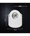 V-Tac 12W Spot LED Saillie CCT - IP44, Blanc, Puce Cree