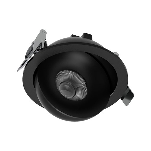 V-Tac 12W CCT LED Downlight - IP44, Noir, Puce Cree
