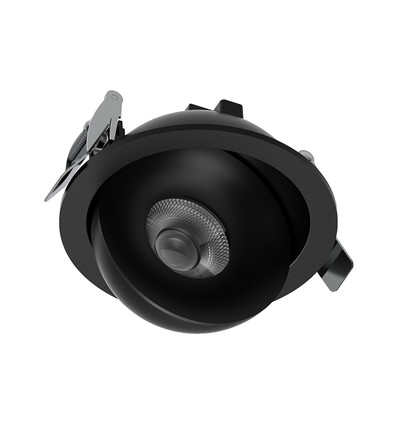 V-Tac 12W CCT LED Downlight - IP44, Noir, Puce Cree
