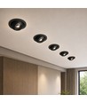V-Tac 12W CCT LED Downlight - IP44, Noir, Puce Cree