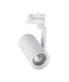 V-Tac 30W Spot de rail triphasé CCT - Zoomable 25°-50°, blanc