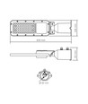 Lampadaire LED 30W - IP65, 5000K
