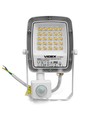 Projecteur LED 20W avec détecteur - PIR, CCT