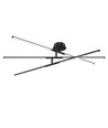 Plafonnier LED 40W - Noir, CCT
