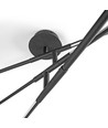 Plafonnier LED 40W - Noir, CCT