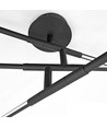 Plafonnier LED 40W - Noir, CCT