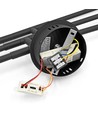 Plafonnier LED 40W - Noir, CCT