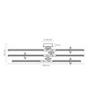 Plafonnier LED 40W - CCT, blanc