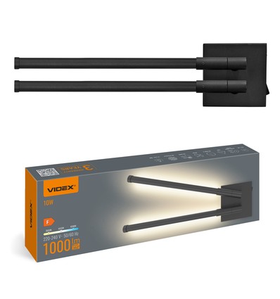 Applique/Plafonnier LED 10W - Noir, CCT, 3 températures de couleur