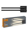 Applique/Plafonnier LED 10W - Noir, CCT, 3 températures de couleur
