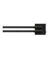Applique/Plafonnier LED 10W - Noir, CCT, 3 températures de couleur