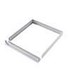 Cadre haut pour dalle LED 60x60 - Montage rapide, sans vis apparentes, bord blanc, 65mm de haut