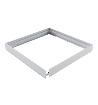 Cadre pour dalle LED 60x60 - Montage rapide, sans vis apparentes, bord blanc