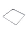 Cadre pour dalle LED 60x60 - Kit montage rapide, coins plastique, blanc