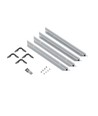 Cadre d'encastrement pour dalle LED 60x60 - Compatible Troldtekt sans adaptation, bord blanc