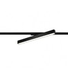 Rail LED monophasé 30/28/25W - 60 cm, Noir, 1F2W