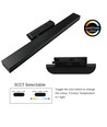 Rail LED monophasé 30/28/25W - 60 cm, Noir, 1F2W