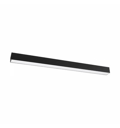 Plafonnier LED Allday Essential 120 cm 50W - CCT, noir, IP20
