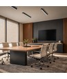Plafonnier LED Allday Essential 120 cm 50W - CCT, noir, IP20
