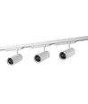 Kit rail 3 phases ProCCT - 1m, Blanc, 3 spots, source lumineuse incl.