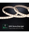 Ruban LED V-Tac 10W/m - IP65, 3-en-1, RA80