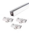 Kit rail PENDEL triphasé - 2m, Blanc, 3 Douilles